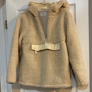 Urban Heritage Cream Fleece Jacket